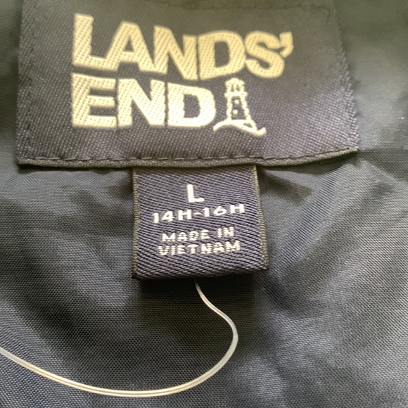 Lands’ End teal girls jacket size large - Picture 6 of 6